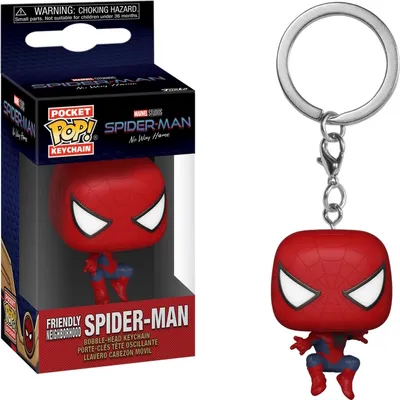 Produktbild von Spider-Man No Way Home - Spider-Man Friendly Neighbourhood - Schlüsselanhänger Funko Pocket POP! Keychain