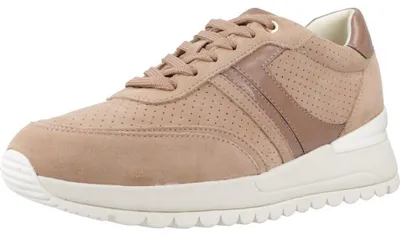 Produktbild von Geox Damen Sneaker D Desya A Rosa atmungsaktiv mit herausnehmbarer Decksohle