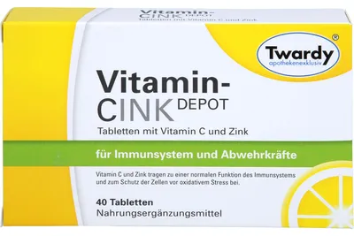 Produktbild von Twardy Vitamin-Cink Depot Tabletten, 40 St. Tabletten