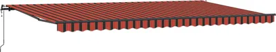Produktbild von Einziehbare Markise Orange und Braun 600 x 350 cm