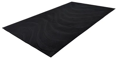 Produktbild von Badematte Ocean Touch 425 Schwarz 67x110 cm – Weich & Saugstark