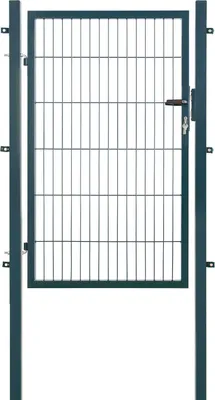 Produktbild von Arvotec Gartentor BxH 100x120 cm mit Schließzylinder und Zaunanschluss Anthrazit Gitterzauntor Stabmattentor Einzeltor Doppelstabmattentor Gartentür