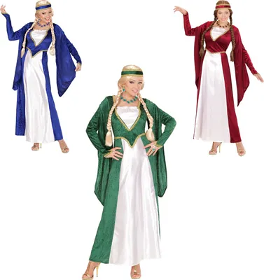 Produktbild von RENAISSANCEKÖNIGIN aus Samt - in 3 Farben Gr. S