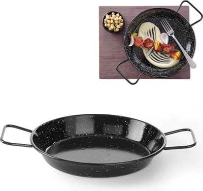 Zdjęcie produktu dla Patelnia Do Paelli Emaliowana Śr. 10 Cm - Hendi 622704