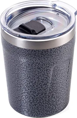 Produktbild von Titan Thermobecher für warme Getränke und Espresso - Ideal für unterwegs