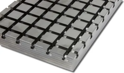 Produktbild von Stahl Kreuznutenplatte 4030 X-Block