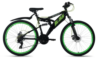 Image de VTT WYLD Fully 26'' Bliss 21 vitesses droite 47 cm WYLD 447M, 448M, 449M, 450M