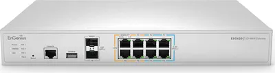 Zdjęcie produktu dla EnGenius ESG620, Biały, 2200 MHz, 8192 MB, 2500 Mbit/s, 7700 Mbit/s, 1,5 Gbit/s