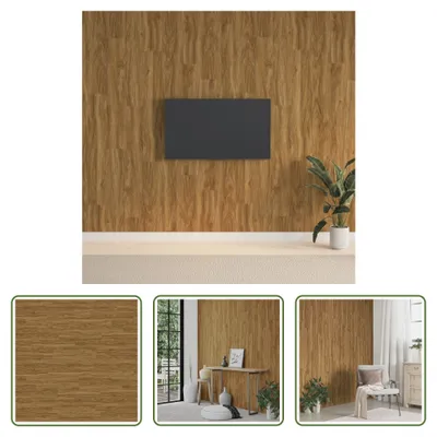 Immagine prodotto di The Living Store Pannelli da parete effetto legno marrone PVC 2,06 m²