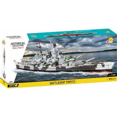 Obrázok produktu pre COBI Bitevná loď Tirpitz, stavebnica (mierka 1:300)