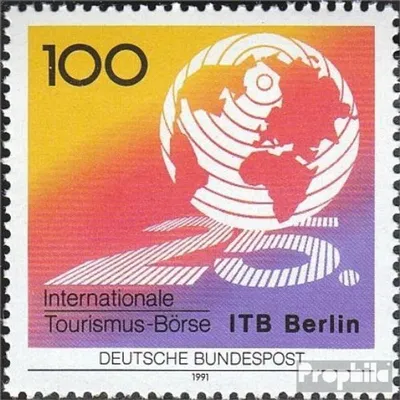Produktbild von Briefmarken BRD (BR.Deutschland) 1991 Mi 1495 (kompl.Ausg.) FDC Internationale Tourismusbörse