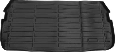 Produktbild von 1 Stück Laderaumauskleidung Kofferraummatte für Toyota Land Cruiser LC300 7-Sitzer 2022-2024 TPE Schwarz Kofferraum Gepäckstück Matte Flaches Gesicht Langstreifenmuster