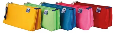 Image de Oxford 400159976, Étui à crayons souple, Polyester, Différentes couleurs, Unie, Garçon/Fille, Fermeture éclair