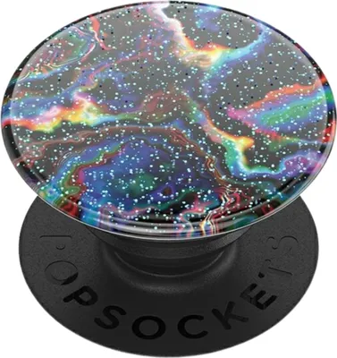 Produktbild von PopSockets PopGrip Premium Glitter Rainbow Void