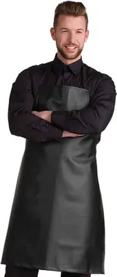 Produktbild von Friseurschürze Schwarzes Leather Schwarzes Ökologisches Leder Eurostil