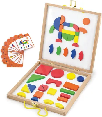 Produktbild von Viga 59687 Magnetische Formen & Box