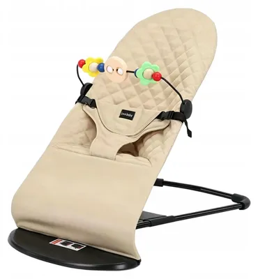 Immagine prodotto di Altalena portatile per bambini - Dondolo per neonati - Regolabile in 3 posizioni - Pieghevole - Cintura di sicurezza - Struttura in metallo - Adatta fino a 10 kg