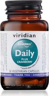 Obrázok produktu pre Synerbio Daily+ Cranberry 30 kapsúl (zmes probiotík a prebiotík s brusnicovým extraktom)