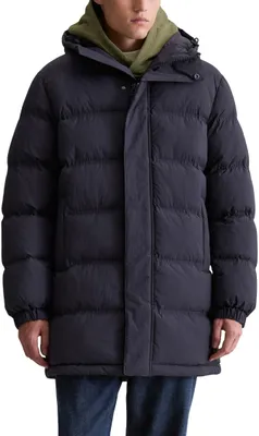 Immagine prodotto di Giacca imbottita da uomo in denim Marc O'Pelo, lunghezza al ginocchio, idrorepellente