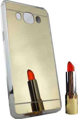 Produktbild von Samsung Galaxy J5 2016 Handy Hülle Spiegel Mirror Soft-Case Schutz-Cover Gold