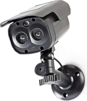 Produktbild von Nedis DUMCBS30BK, Patrone (Form), Schwarz, IP44, Wand- / Decken, AA