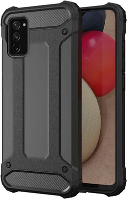 Zdjęcie produktu dla Hybrid Armor pancerne hybrydowe etui pokrowiec Samsung Galaxy A03s czarny