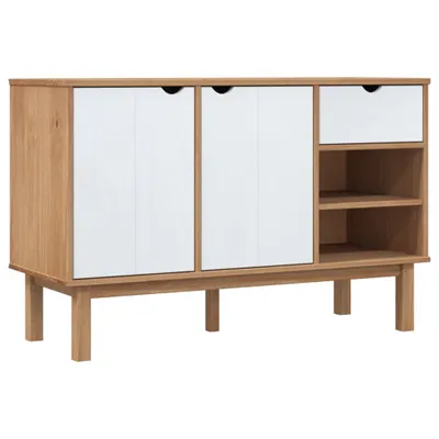 Immagine prodotto di Credenza OTTA Marrone e Bianco 114x43x73,5 cm in Legno di Pino