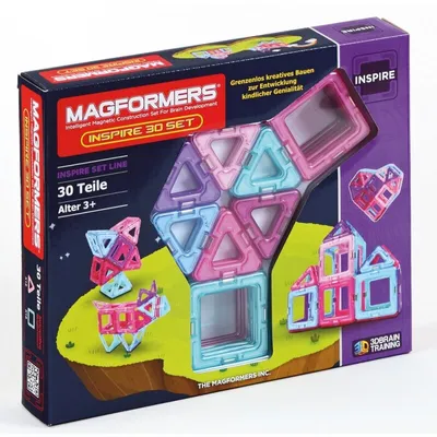 Productafbeelding van MAGFORMERS Inspire-set, magnetisch speelgoed, 30 onderdelen