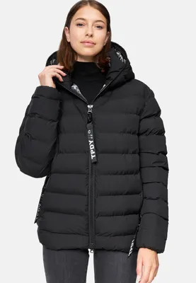 Produktbild von Neo F Damen Steppjacke hochschließender Kragen Schwarz M