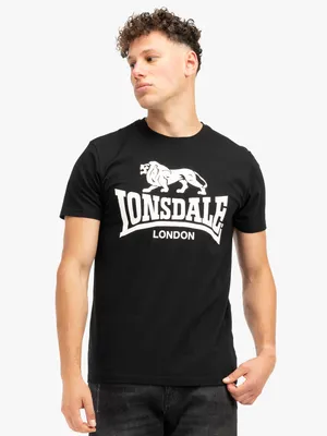 Produktbild von Herren T-Shirt normale Passform Doppelpack KELSO Black/White M Lonsdale