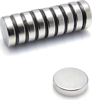 Produktbild von Neodym Magnete 20 x 5 mm 1 Stück  mm N38, Extrem stark, Magnettafeln, Kühlschränke, Whiteboards, DIY