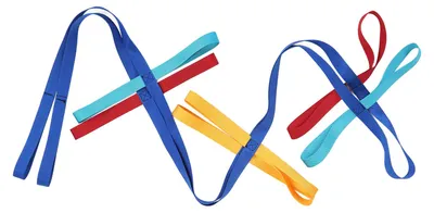 Produktbild von Laufseil aus Gurtbandmaterial, attraktiv, farbenfroh, ausreichend Platz, feste Position, Vorschulseil für Kinder