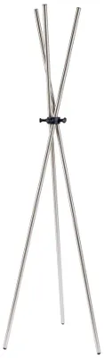 Produktbild von White Label Living Darwin, Stahl, Polypropylen (PP), Satiniertes Chrom, 440 mm, 510 mm, 1740 mm, 2,7 kg