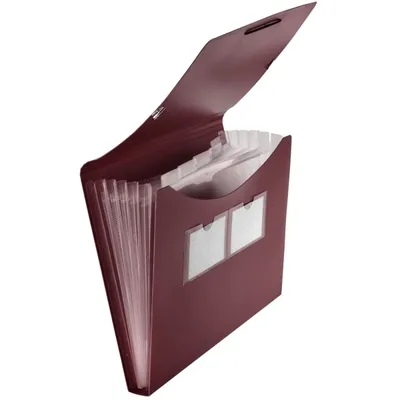 Zdjęcie produktu dla FolderSys 70004-88 Fächermappen,5 Fächer,bordeaux