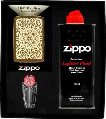 Produktbild von ZIPPO Feuerzeug ORNAMENTAL DESIGN Geschenkset Nr. 1