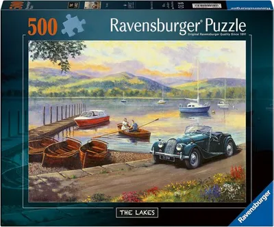 Image de Puzzle Ravensburger « Les lacs » - 500 pièces.