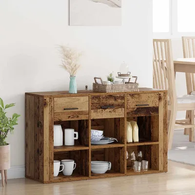 Produktbild von vidaXL Sideboard Altholz 100 x 30 x 59,5 cm Holzwerkstoff