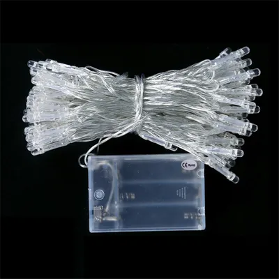 Obrázok produktu pre Rozprávkové svetlá 10 m 100 LED batérií pre vnútorné vianočné svadobné párty záhradné dekorácie, farebné