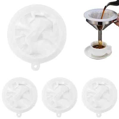 4 Feinsiebe 13 cm Nylon 200-450 Mesh für Saft, Wein, Kaffee
