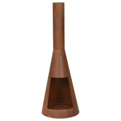 Produktbild von Ambiance Feuerstelle mit Kamin Ambient 100 cm Rost