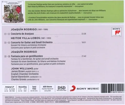 Image de Williams,John-Concierto de Aranjuez/Guitar Concert