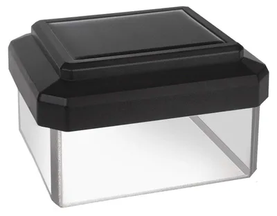 Immagine prodotto di Lampada solare a LED per pali di recinzione, luce da giardino con sensore crepuscolare, luce bianco caldo 4000 K