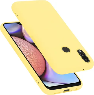 Image de Cadorabo Housse pour Samsung Galaxy A10s / M01s Housse en jaune Housse pour portable Case Cover TPU Etui