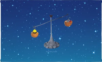 Produktbild von Mr. & Mrs. Panda Flauschtuch Sternzeichen Waage - Sternenhimmel Blau - Geschenk, Frotteehandtuch, Gleichgewicht, Händehandtuch, Handtuch, 50x100, Biene, Marienkäfer