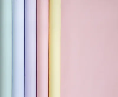 Produktbild von Clairefontaine 20x Tiny Rolls Geschenkpapier 5x0,35m Pastellfarben sort. 95801C