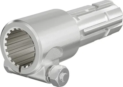 Obrázok produktu pre Vývodový hriadeľ, PTO 175 mm puzdro s drážkovaným uložením hriadeľa 1 3/4" Z20 pre výstupný hriadeľ 1 3/4" Z6 traktora
