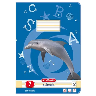 Produktbild von herlitz Schulheft x.book DIN A4 Lineatur 2 / liniert