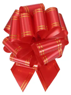 Image de Rubans décoratifs - Lot de 5 pièces - Pour la décoration - Rouge - 20 cm