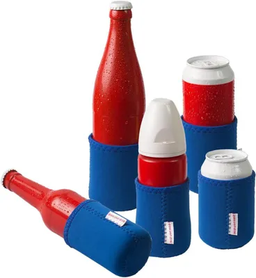 Produktbild von Neopren Multikühler für Getränke (1 Stück, Blau)