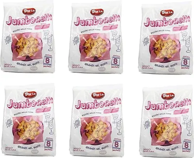 Produktbild von 6x Doria Schinken kekse Jumbonetti Salzgebäck 320Gr in 8 Portionstüten á 40g
